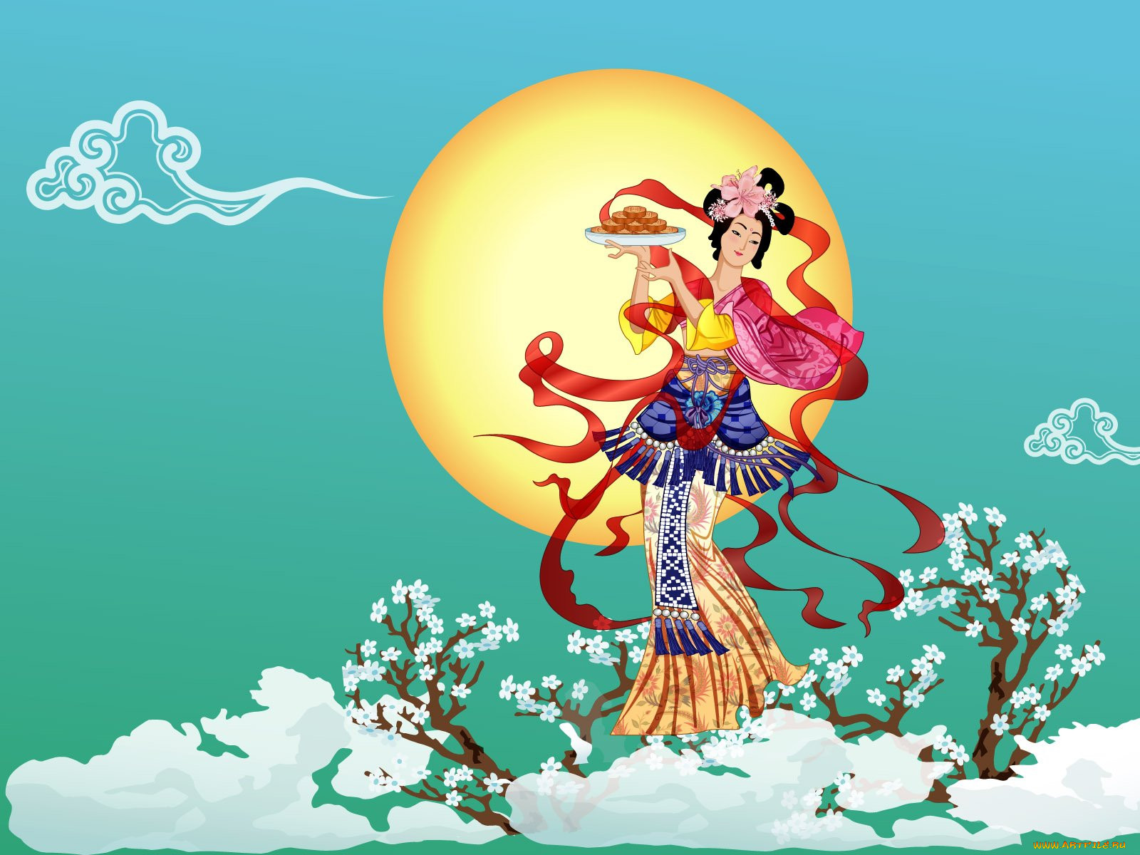 moon, goddess, , 